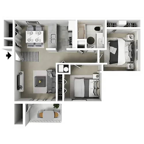 Floor plan B3
