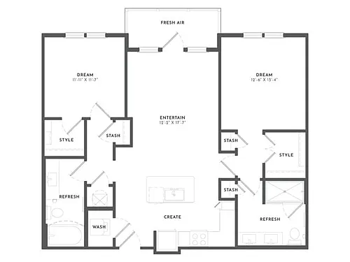 Floor plan B1