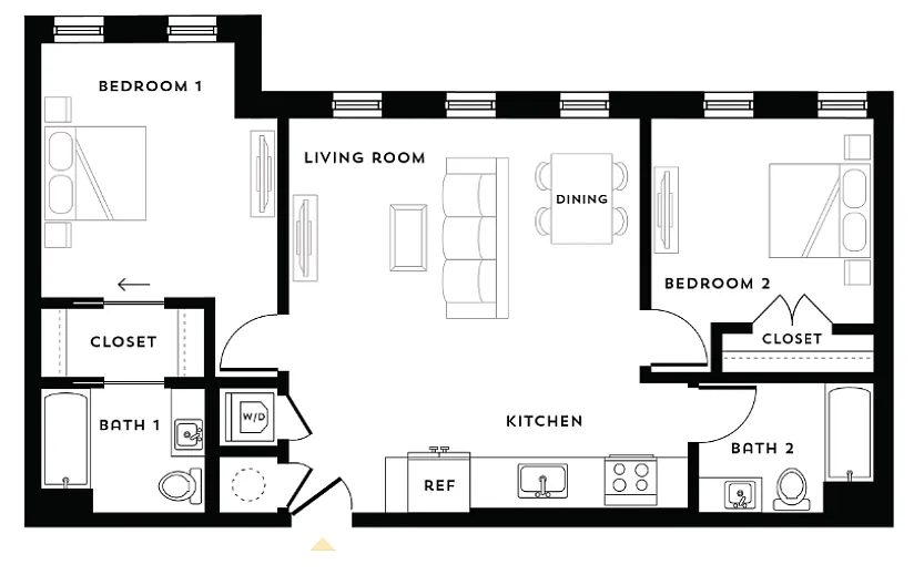 Floor plan B2 815 Collection
