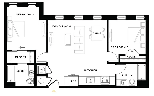 Floor plan B2 815 Collection