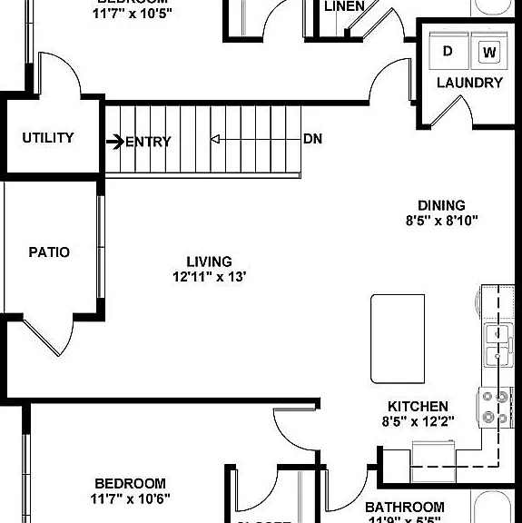B4 Floorplan w Dimensions B4 Floorplan w Dimensions