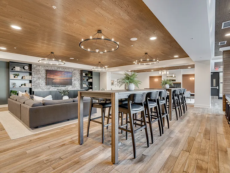 Enjoy a versatile community space for dining, lounging, and entertainment.