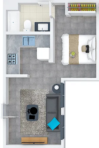 Floor plan LOFTA3