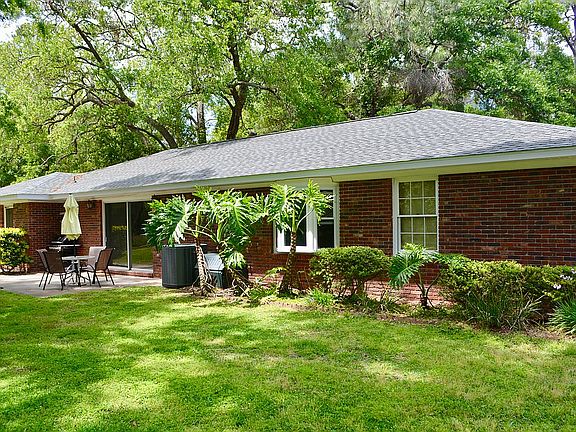 fully fenced backyard