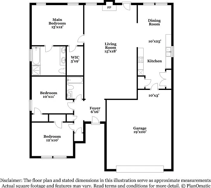3 bed, 2.0 bath, 1430 sqft, $1,705 — Photo 2