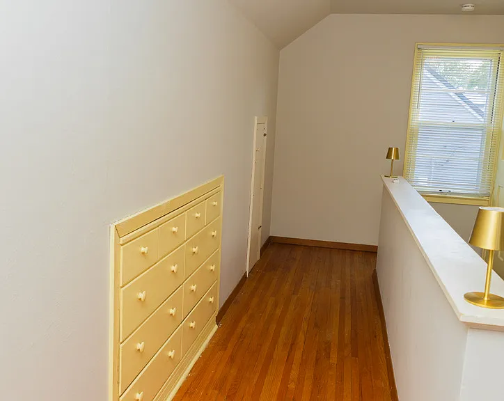 upstairs