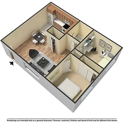 Floor plan 2 bedroom