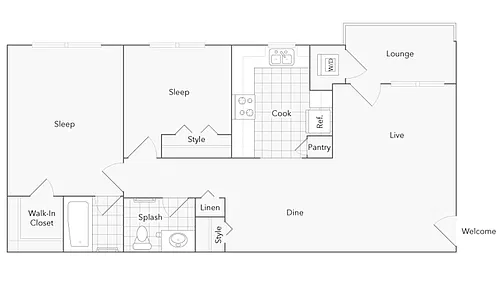 Floor plan Bridgeport