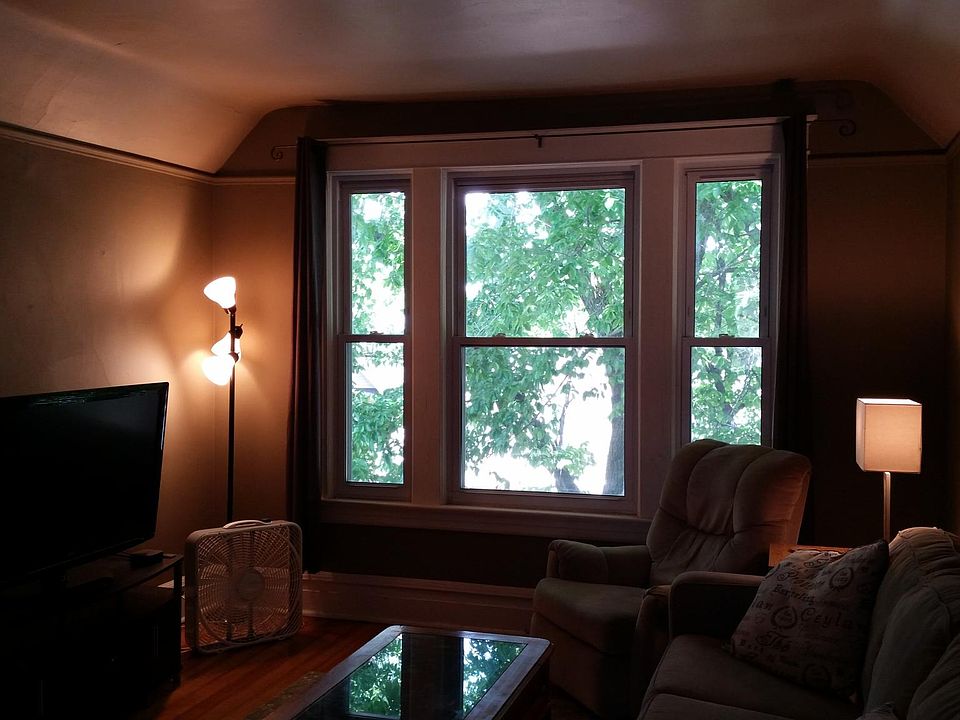 Living room with furniture