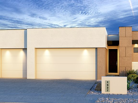 Tulum Modern Elevation with 3 car option