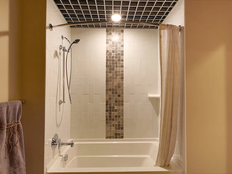 Luxury Bathrooms with Soaking Tub and Decorative Tile