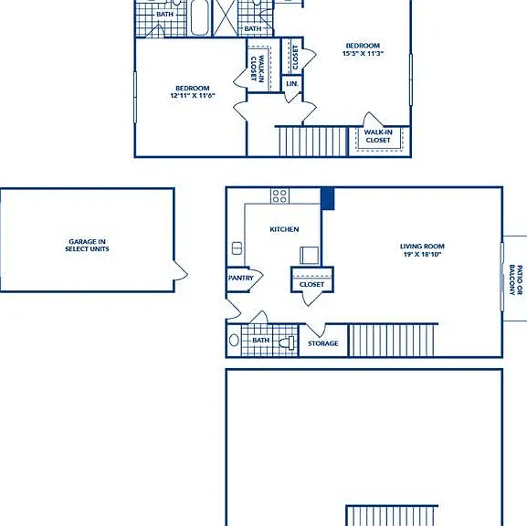 2 Bedroom | 2.5 Bath | 1180 SF 2 Bedroom | 2.5 Bath | 1180 SF