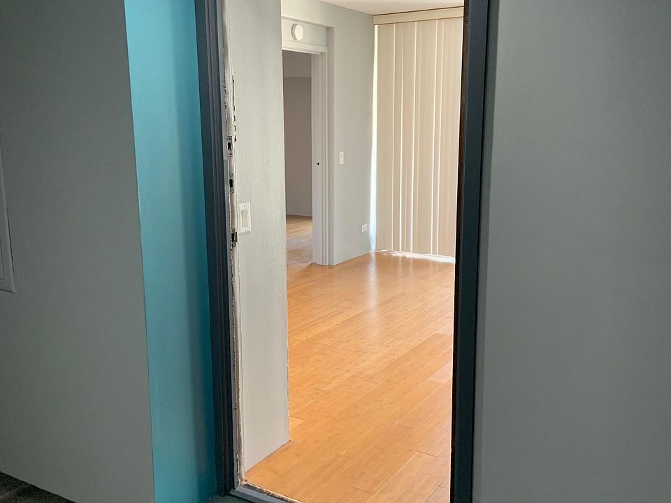 Entrance. New paint and carpet in hallways.