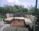 Rooftop patio-Gas Grill with DT view