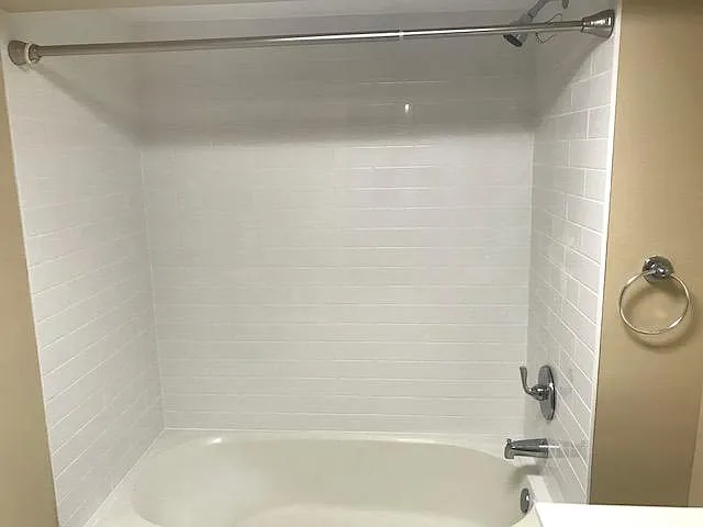 shower/bath in basement