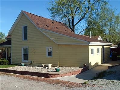 Back view of the home