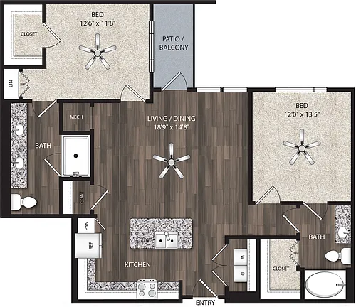 Floor plan B4