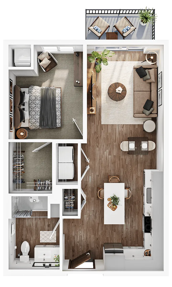 Floor plan Frederick (ADA)