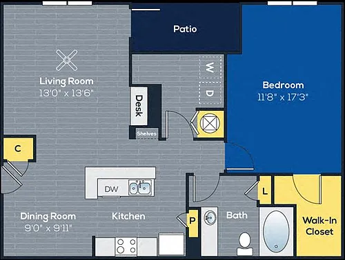 Floor plan Piedmont