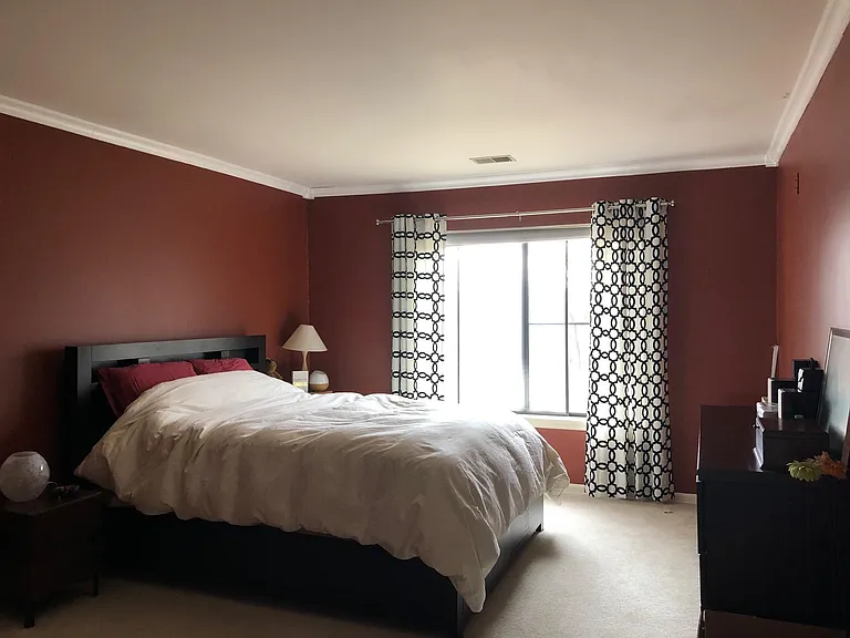 Master Bedroom easily fits a queen or king bed.