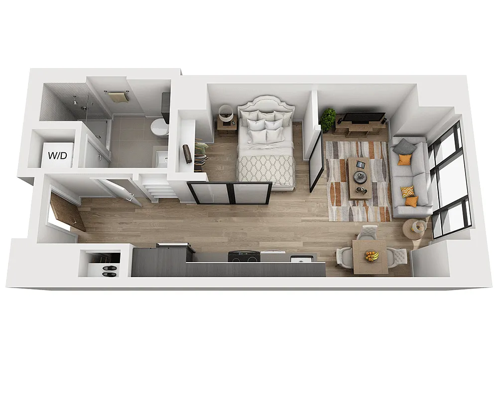 Floor plan Studio E1Y