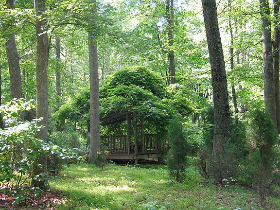 Gazebo in lower yard