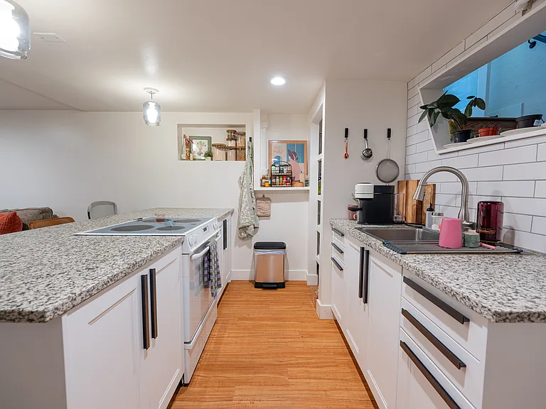 Kitchen, open to living area