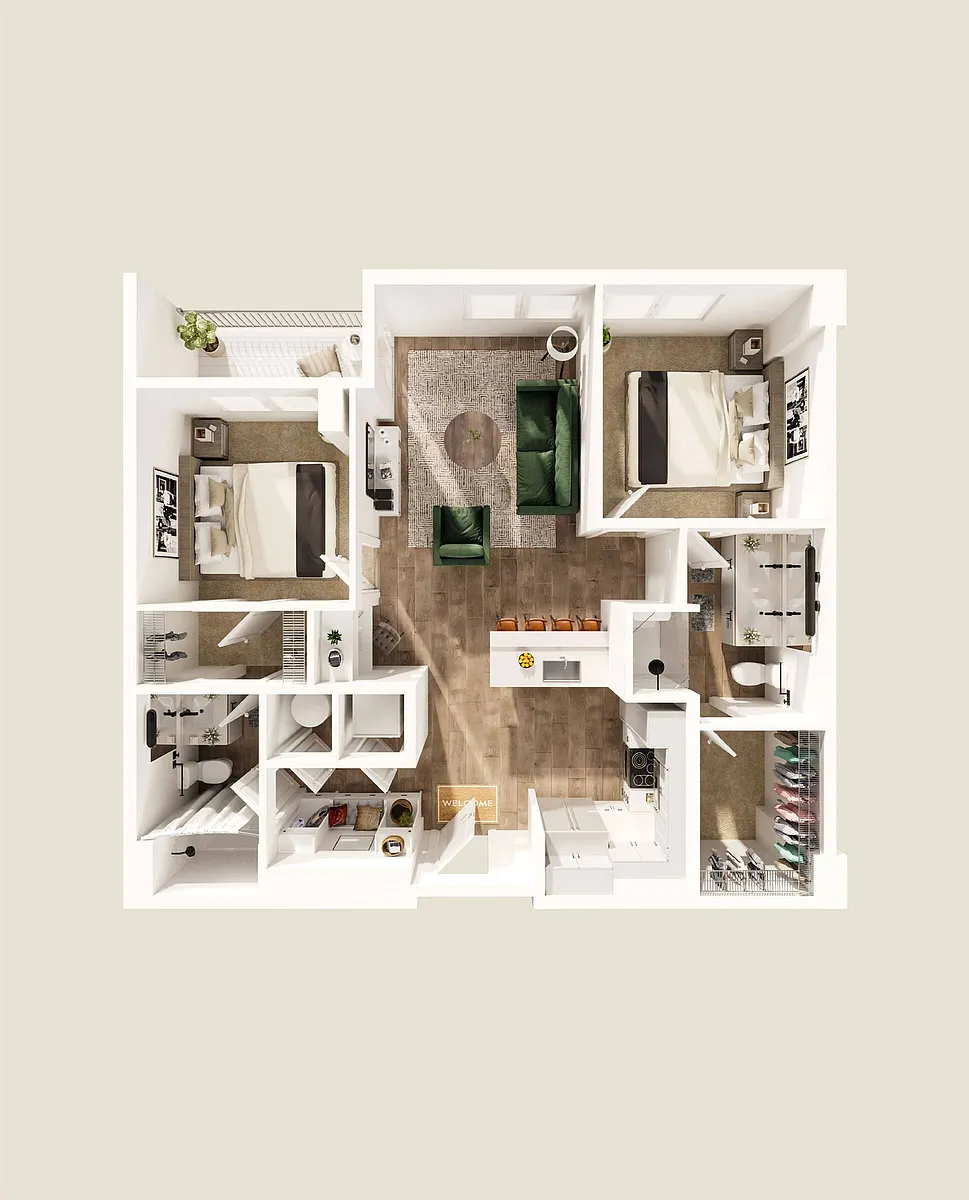 Floor plan B1A