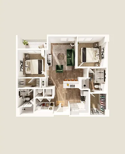 Floor plan B1A