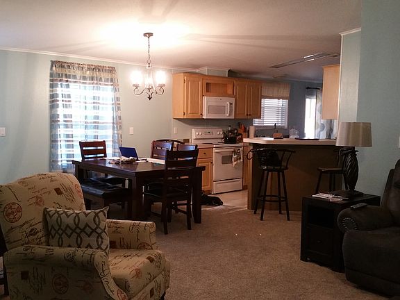 Living, dining and kitchen