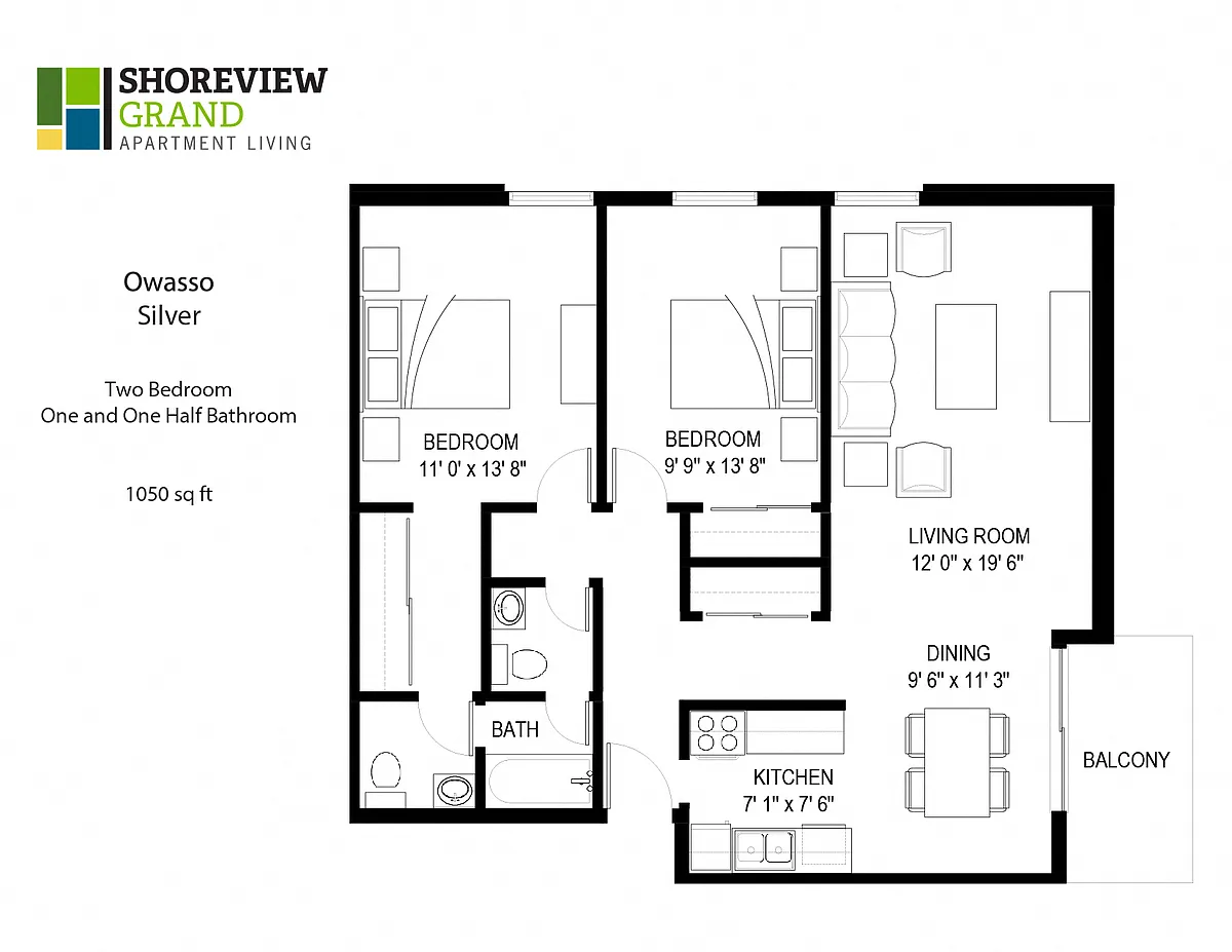 Floor plan Owasso - Silver