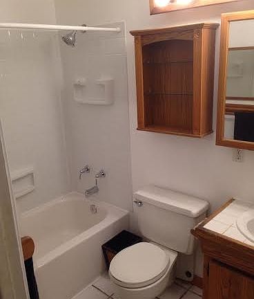 new bathtub and shower