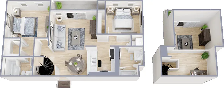 San Jose III WITH LOFT Floorplan Diagram