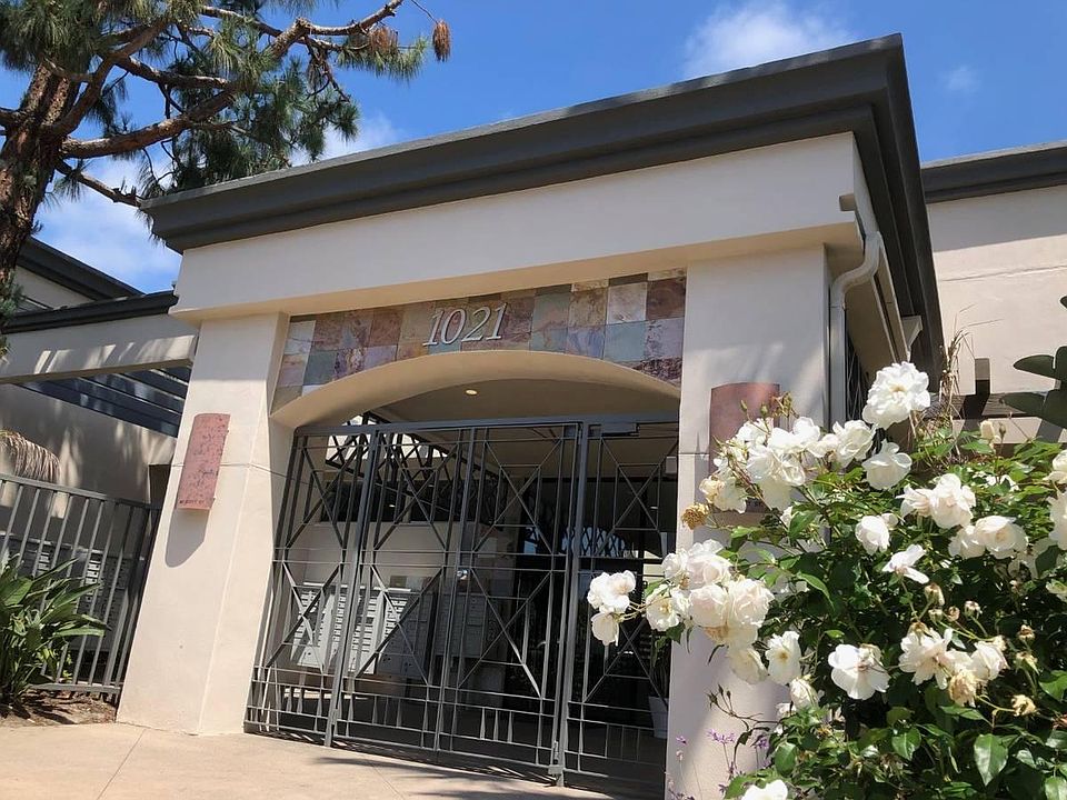 Front entrance, requiring a gate code for privacy and security.