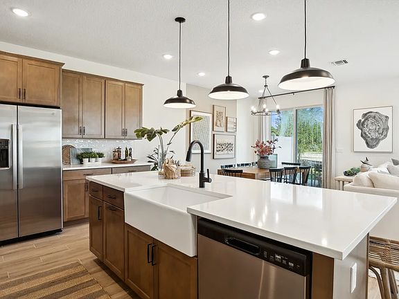 Kitchen with center island