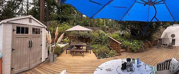 Back deck area