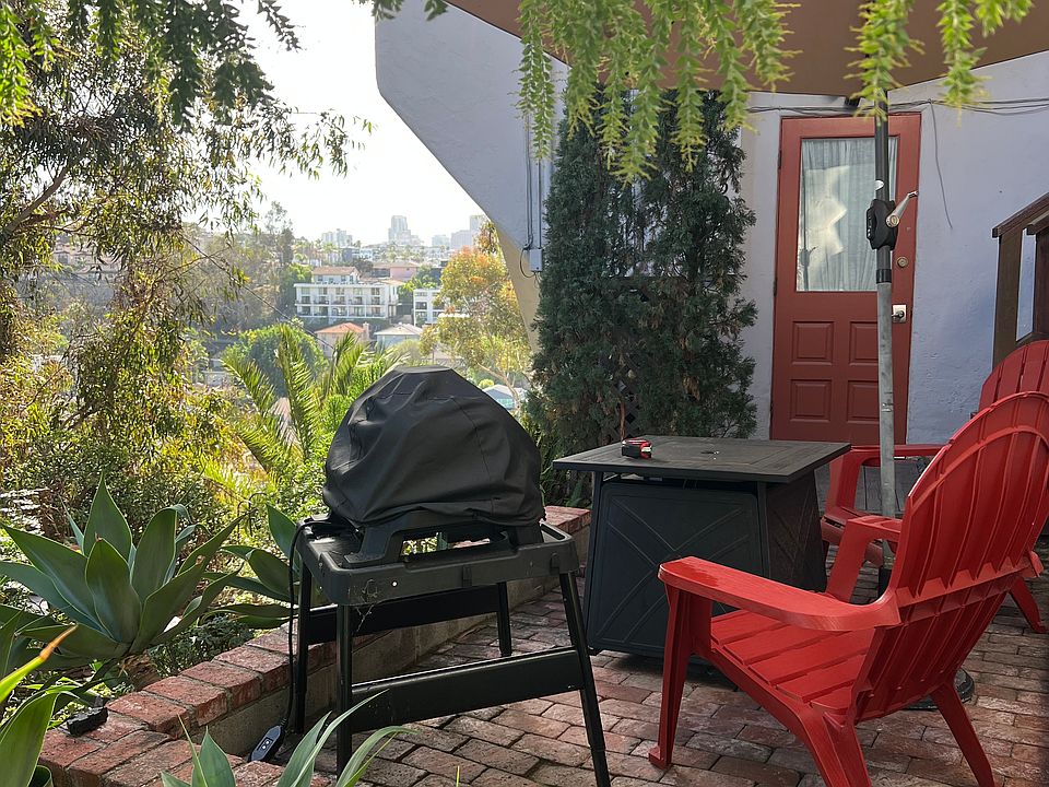 Another view of your private patio outside your front door
