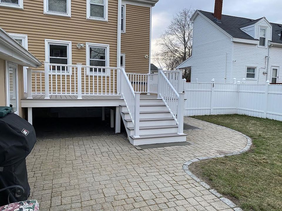 Shared back deck