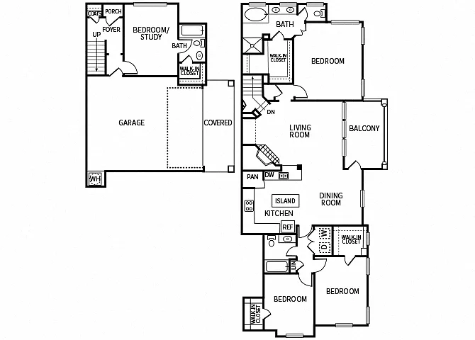 Floor plan D1
