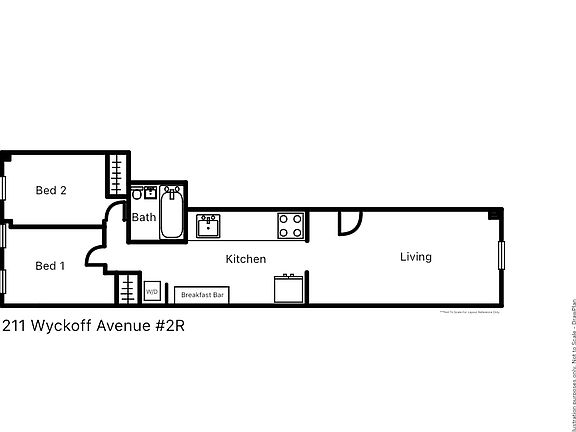 2nd image of 211 Wyckoff Ave APT 2R