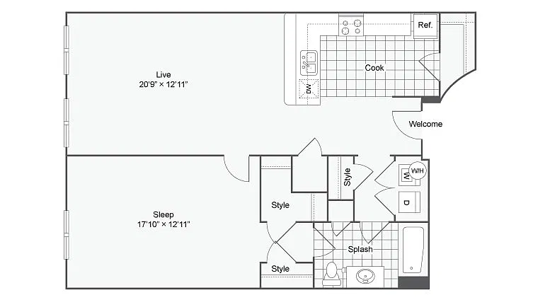 Floor plan A71