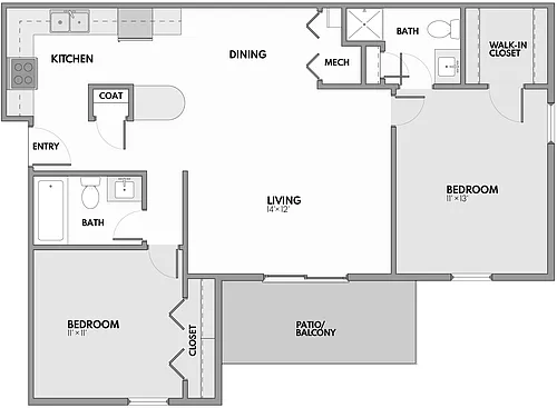Floor plan Dewberry