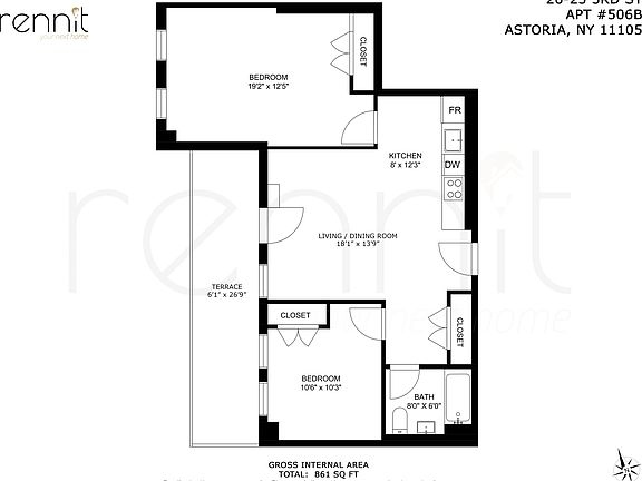 2nd image of 26-25 3rd St #Penthouse