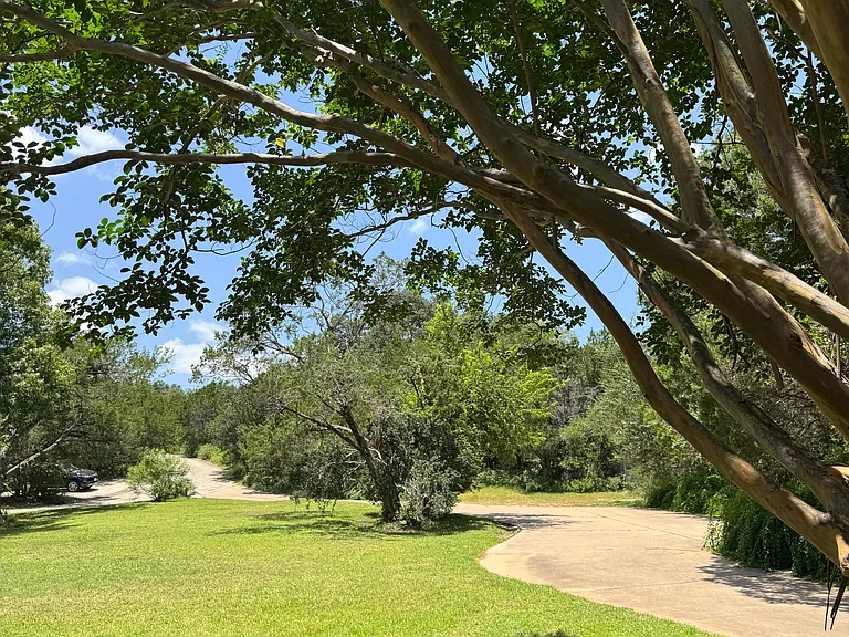 300 ft Driveway leads down to property on canyon