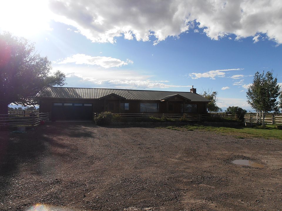 Front of log ranch