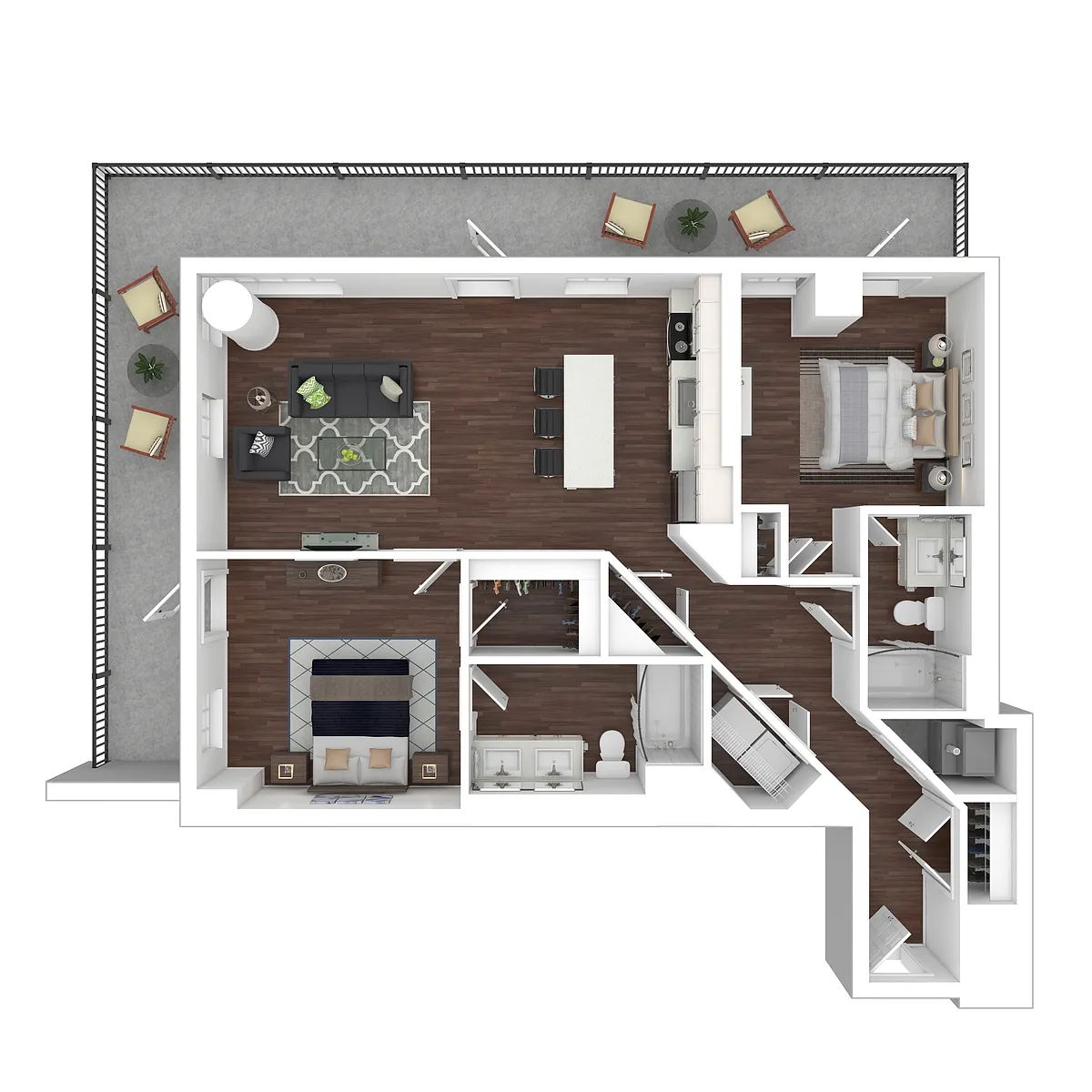 Floor plan B8- West