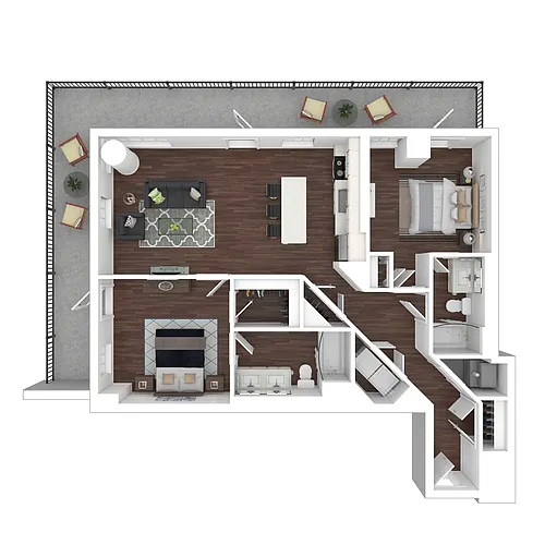 Floor plan B8- West