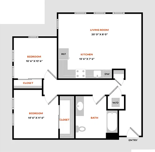 Floor plan Plan 2A