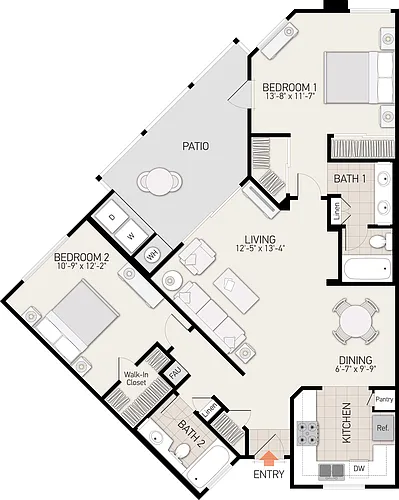 Floor plan Plan E