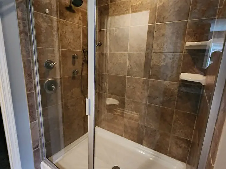 Master shower